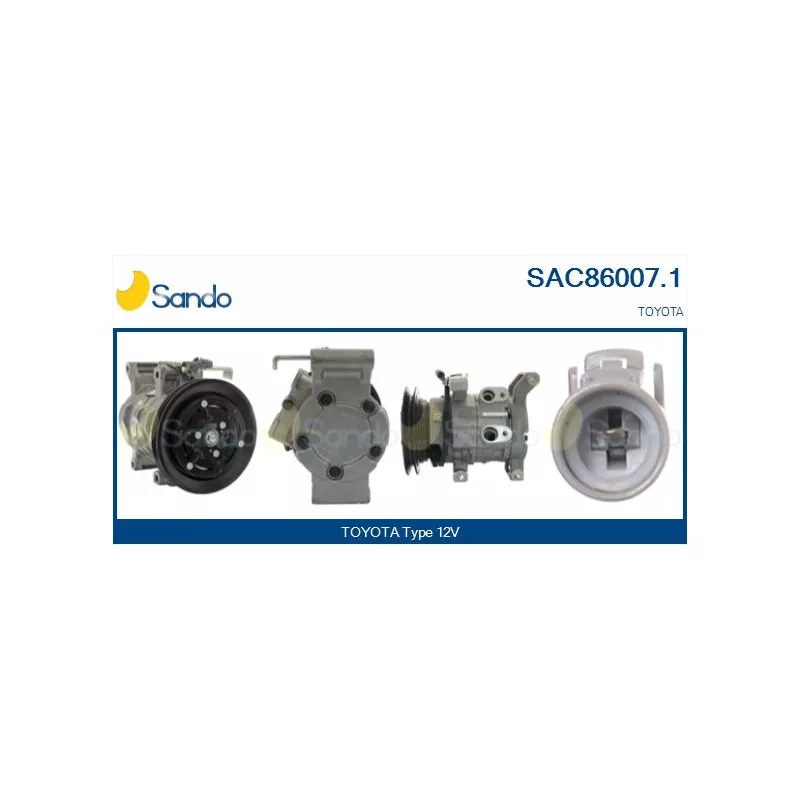 Compresseur, climatisation SANDO SAC86007.1
