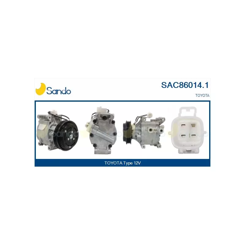 Compresseur, climatisation SANDO SAC86014.1