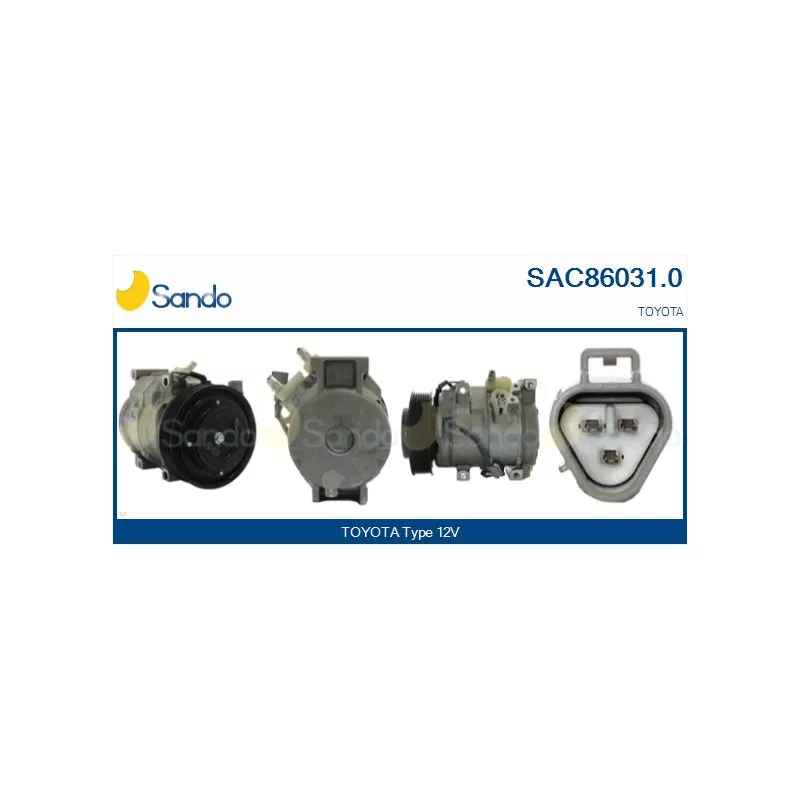 Compresseur, climatisation SANDO SAC86031.0