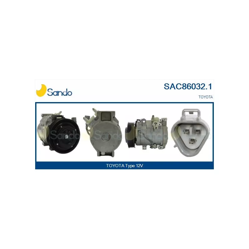 Compresseur, climatisation SANDO SAC86032.1
