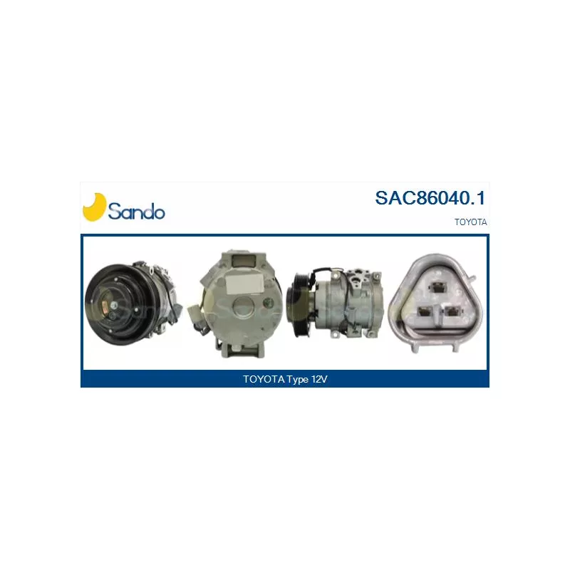 Compresseur, climatisation SANDO SAC86040.1
