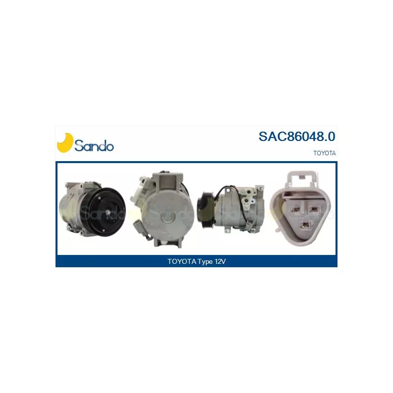 Compresseur, climatisation SANDO SAC86048.0