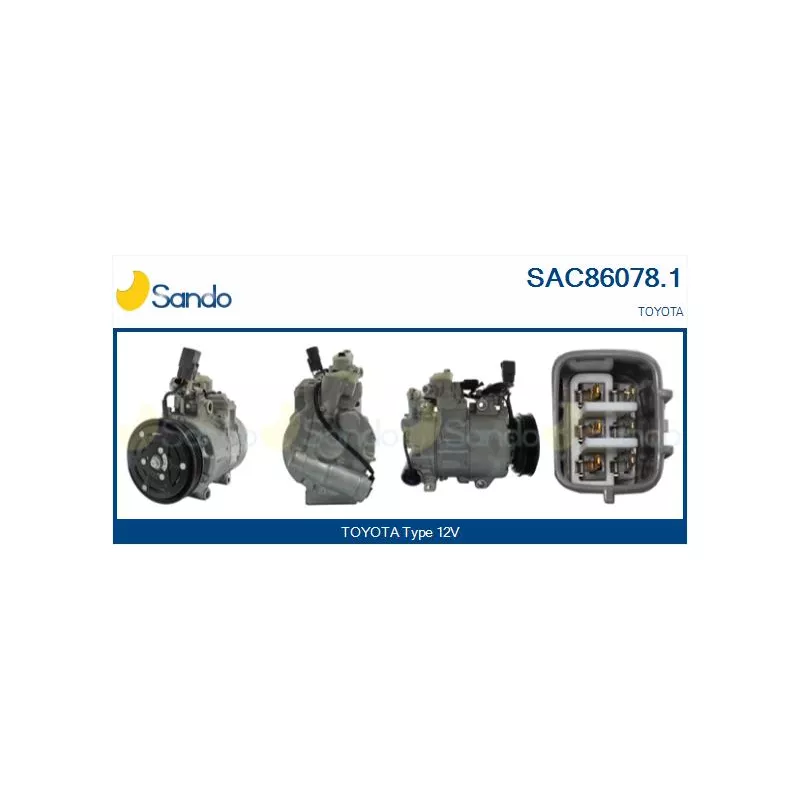 Compresseur, climatisation SANDO SAC86078.1