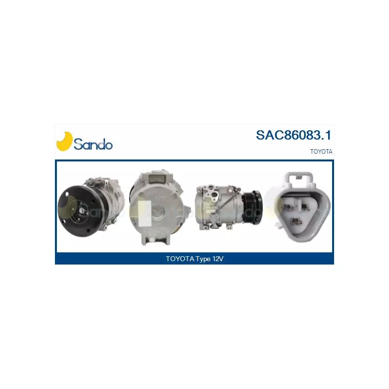 Compresseur, climatisation SANDO SAC86083.1