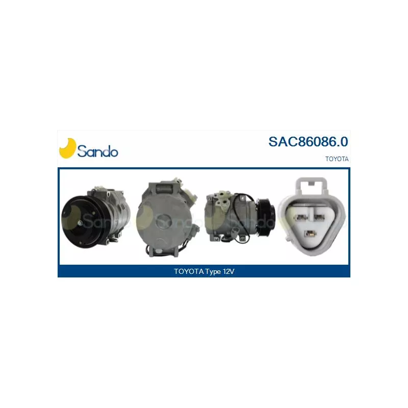 Compresseur, climatisation SANDO SAC86086.0