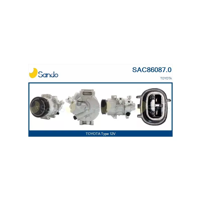Compresseur, climatisation SANDO SAC86087.0