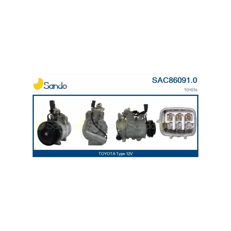 Compresseur, climatisation SANDO SAC86091.0