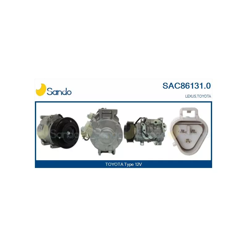 Compresseur, climatisation SANDO SAC86131.0