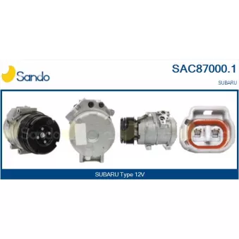 Compresseur, climatisation SANDO SAC87000.1