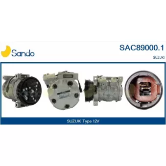 Compresseur, climatisation SANDO SAC89000.1