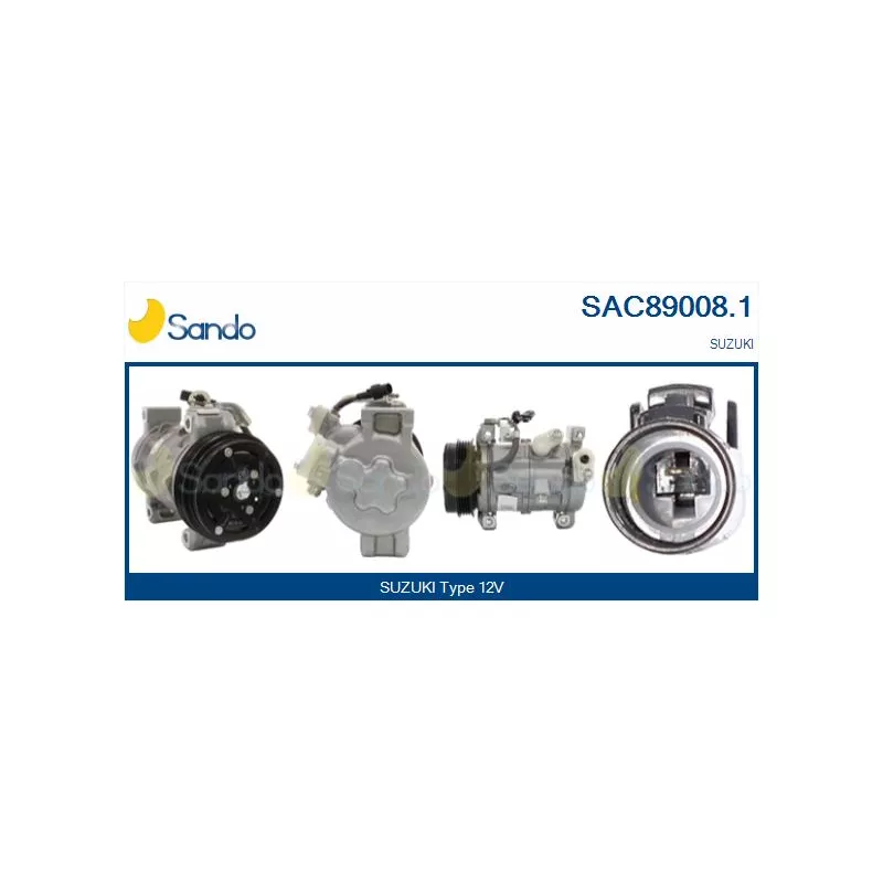Compresseur, climatisation SANDO SAC89008.1