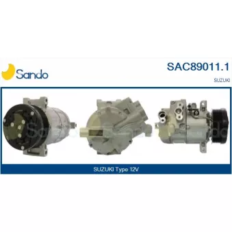 Compresseur, climatisation SANDO SAC89011.1
