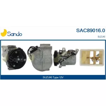 Compresseur, climatisation SANDO SAC89016.0