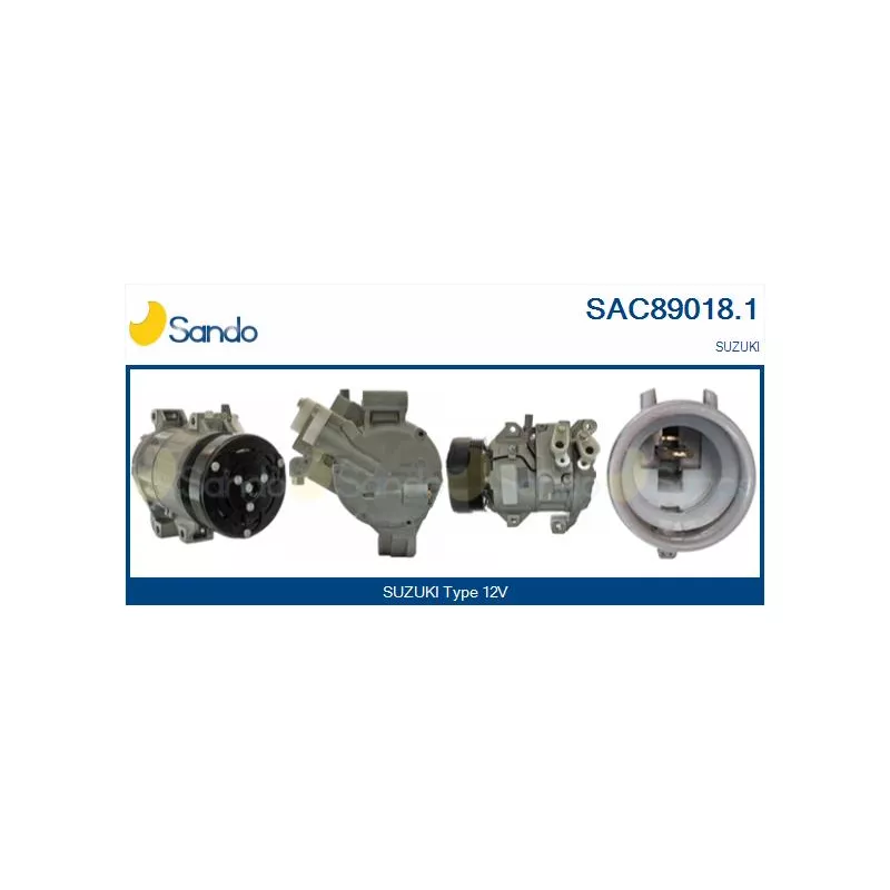 Compresseur, climatisation SANDO SAC89018.1