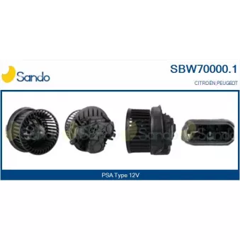 Pulseur d'air habitacle SANDO SBW70000.1