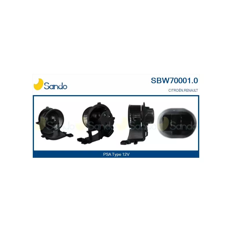 Pulseur d'air habitacle SANDO SBW70001.0