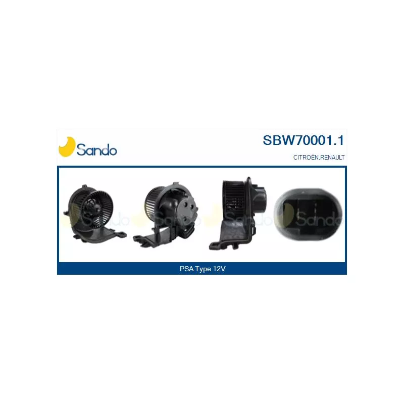 Pulseur d'air habitacle SANDO SBW70001.1