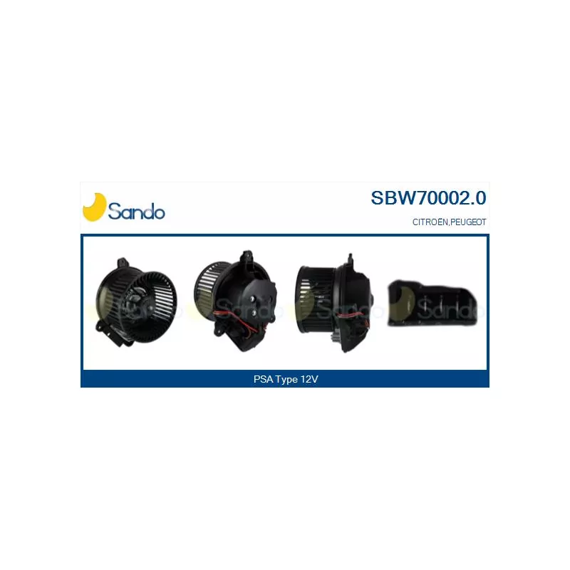Pulseur d'air habitacle SANDO SBW70002.0