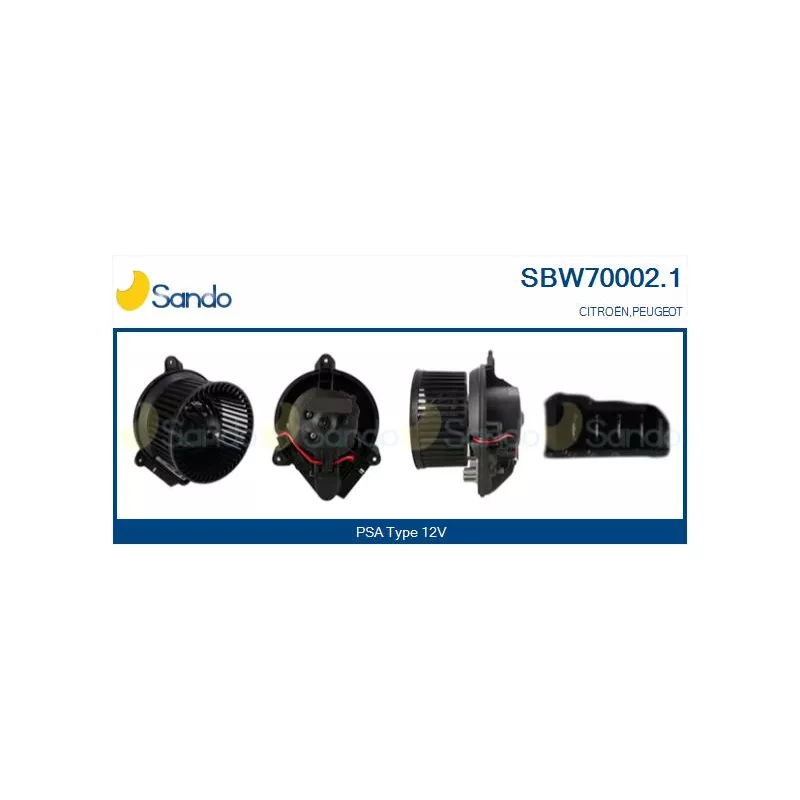 Pulseur d'air habitacle SANDO SBW70002.1