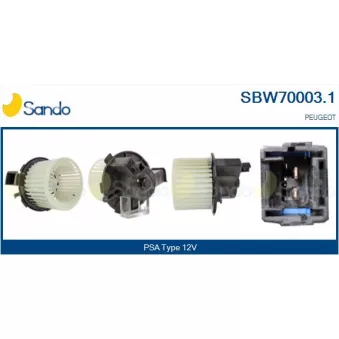 Pulseur d'air habitacle SANDO SBW70003.1