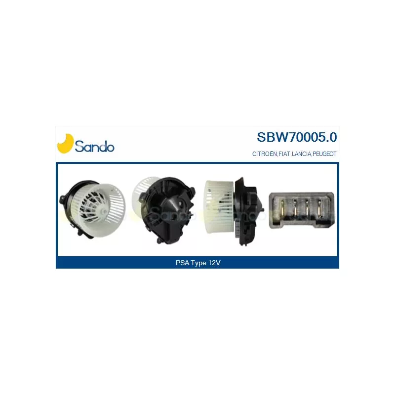 Pulseur d'air habitacle SANDO SBW70005.0