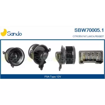 Pulseur d'air habitacle SANDO SBW70005.1