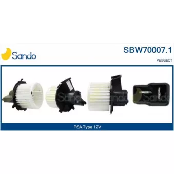 Pulseur d'air habitacle SANDO SBW70007.1