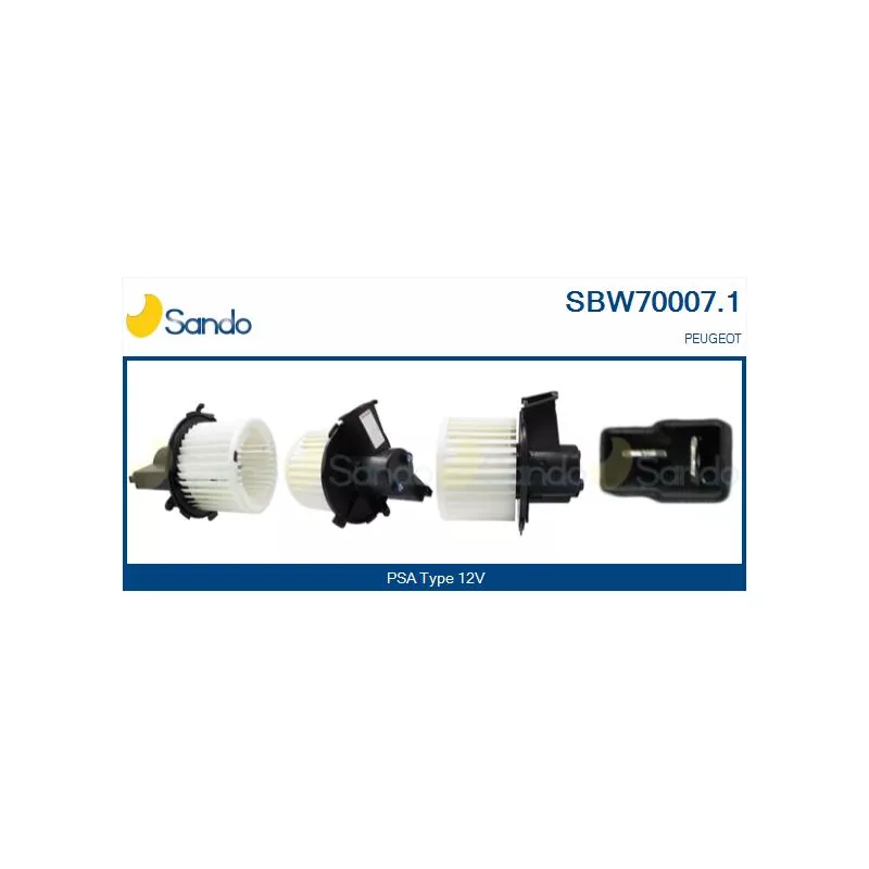 Pulseur d'air habitacle SANDO SBW70007.1