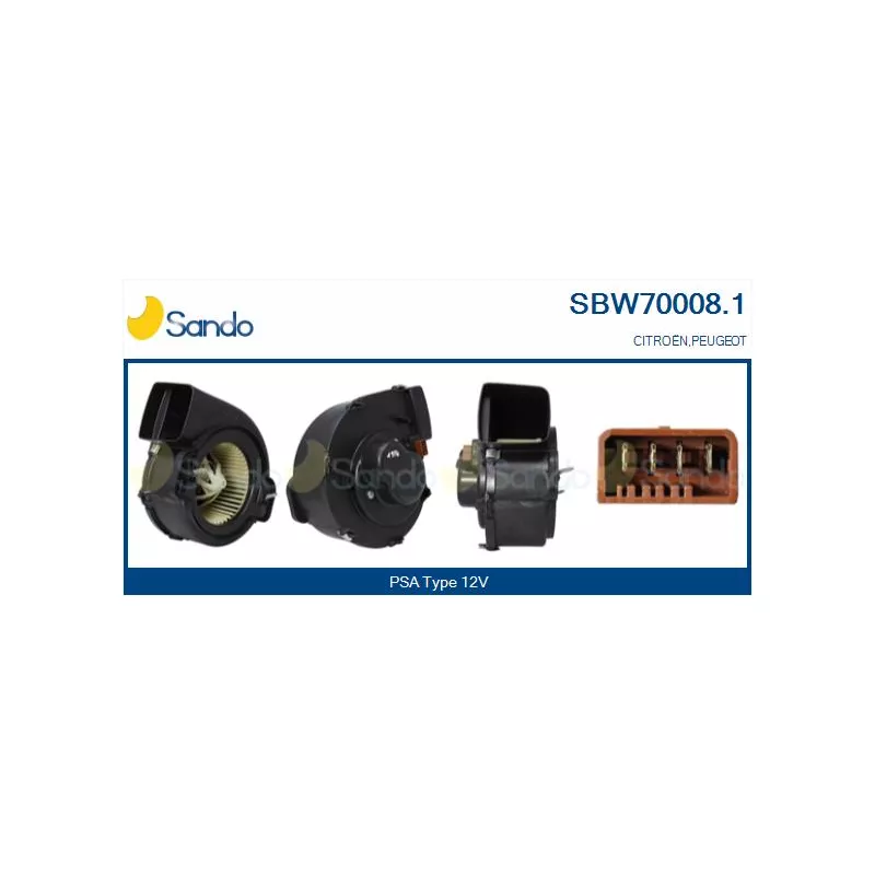 Pulseur d'air habitacle SANDO SBW70008.1