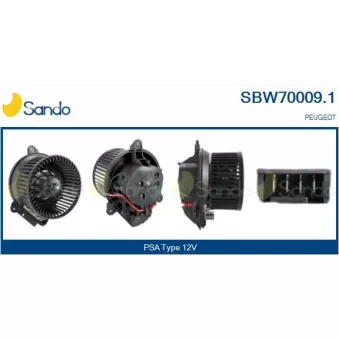 Pulseur d'air habitacle SANDO SBW70009.1