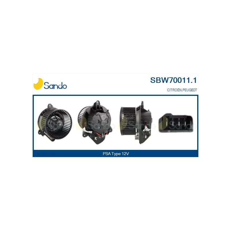 Pulseur d'air habitacle SANDO SBW70011.1