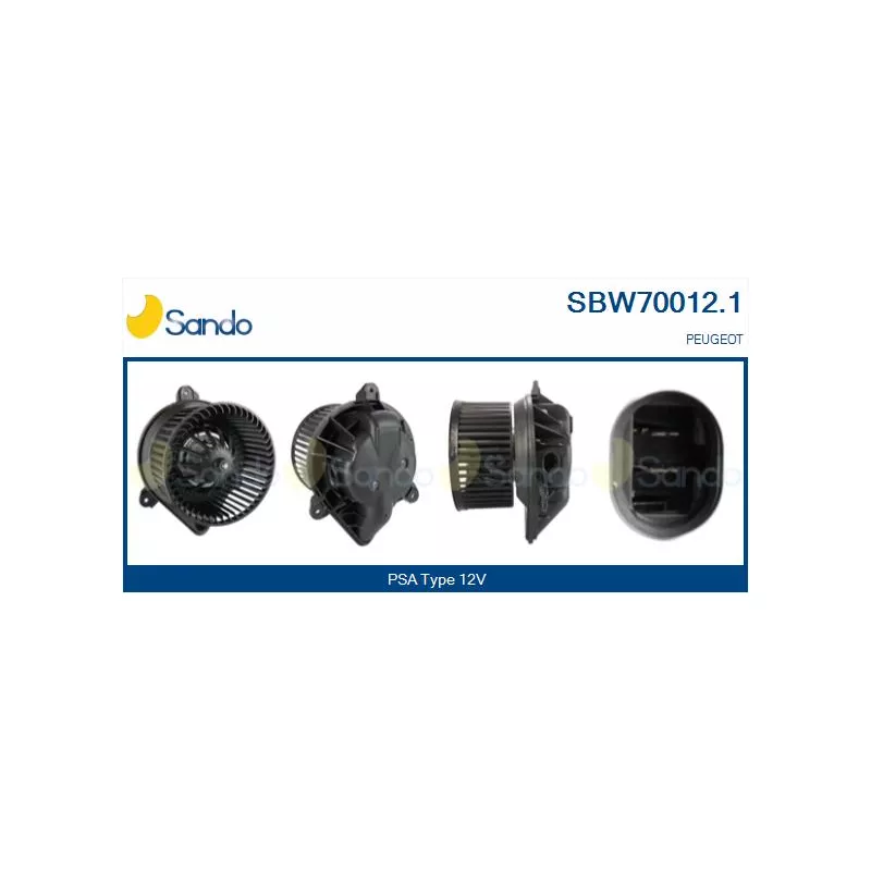Pulseur d'air habitacle SANDO SBW70012.1