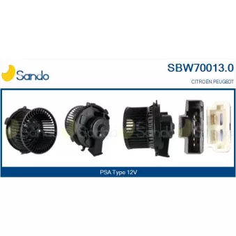 Pulseur d'air habitacle SANDO SBW70013.0