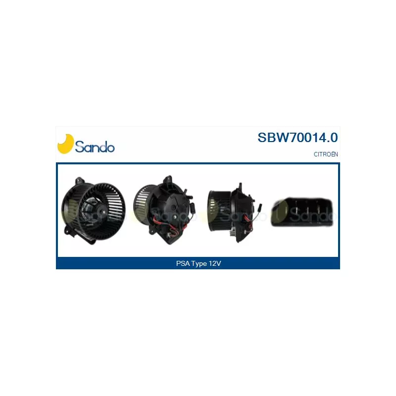 Pulseur d'air habitacle SANDO SBW70014.0