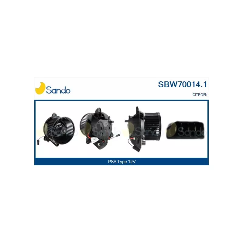 Pulseur d'air habitacle SANDO SBW70014.1