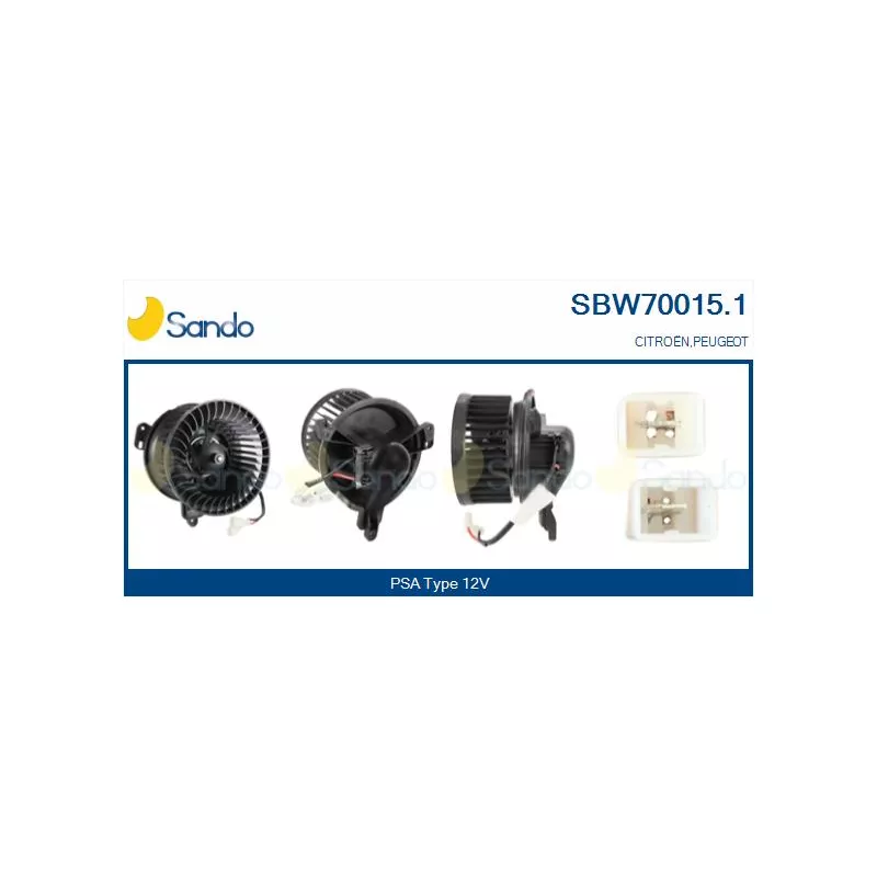 Pulseur d'air habitacle SANDO SBW70015.1