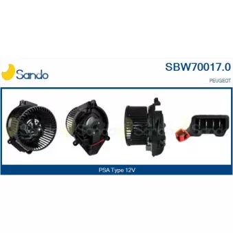 Pulseur d'air habitacle SANDO SBW70017.0