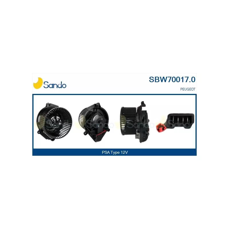 Pulseur d'air habitacle SANDO SBW70017.0