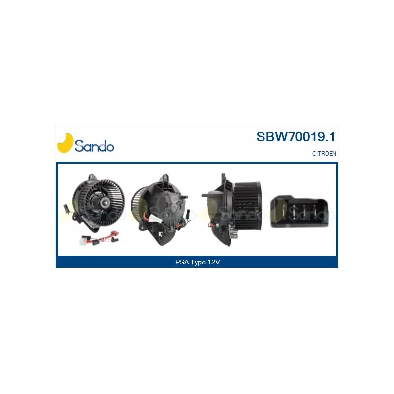 Pulseur d'air habitacle SANDO SBW70019.1
