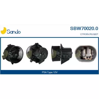 Pulseur d'air habitacle SANDO SBW70020.0