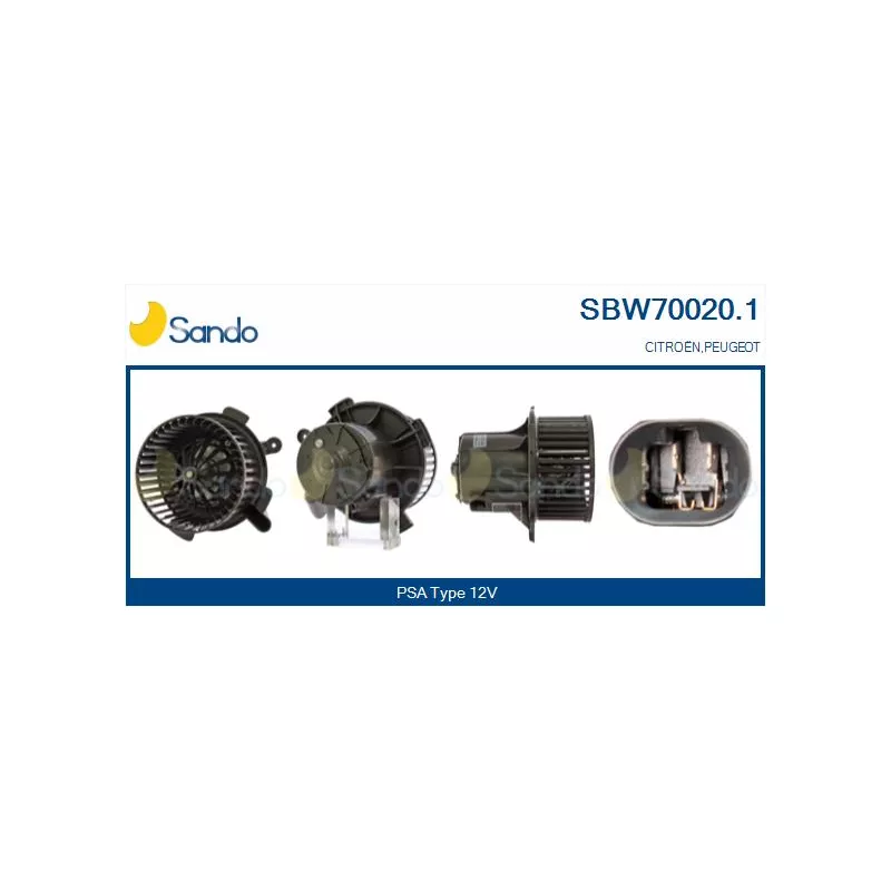 Pulseur d'air habitacle SANDO SBW70020.1