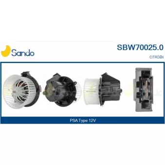 Pulseur d'air habitacle SANDO SBW70025.0