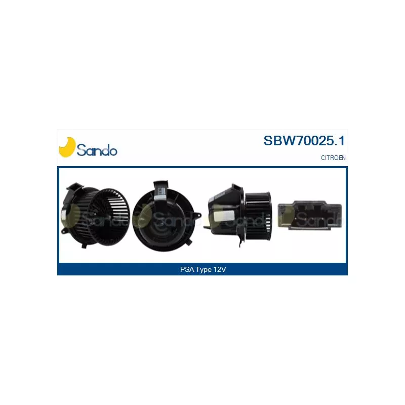 Pulseur d'air habitacle SANDO SBW70025.1