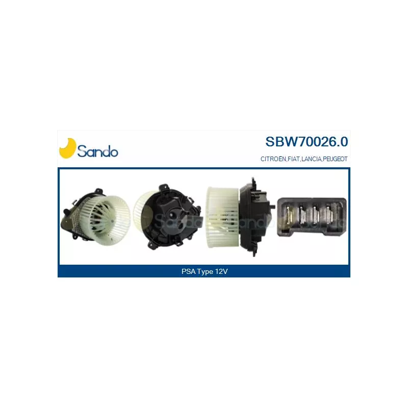 Pulseur d'air habitacle SANDO SBW70026.0