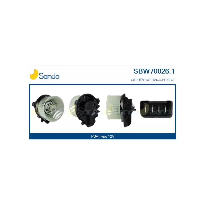 Pulseur d'air habitacle SANDO SBW70026.1