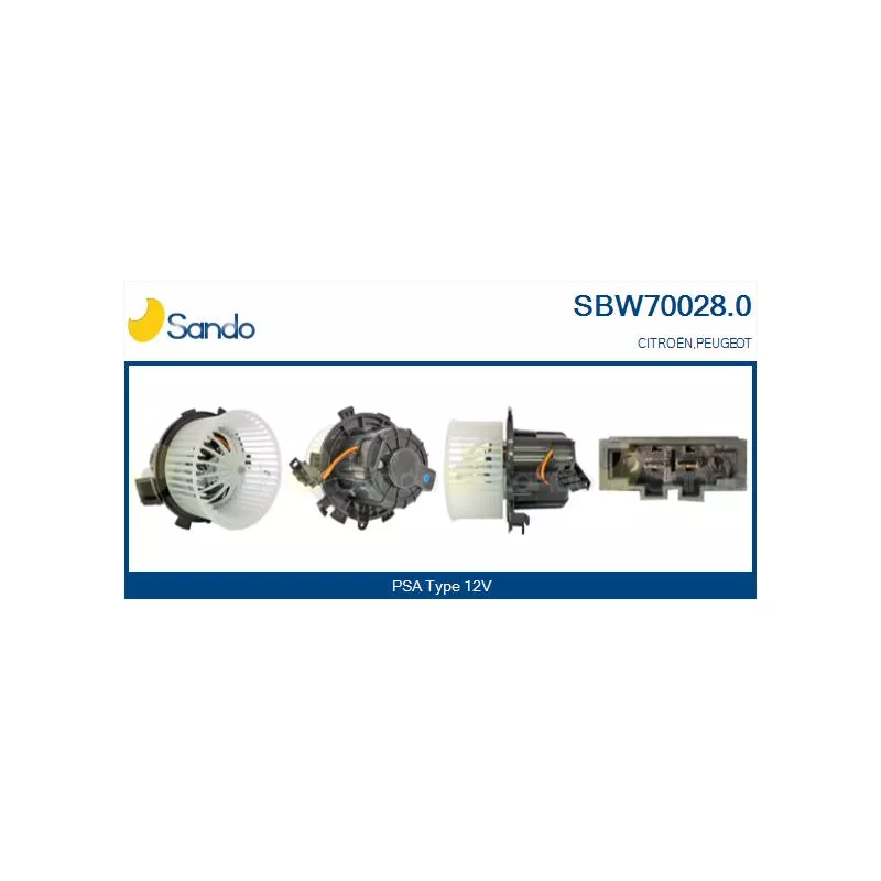 Pulseur d'air habitacle SANDO SBW70028.0