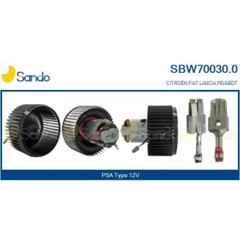 Pulseur d'air habitacle SANDO SBW70030.0