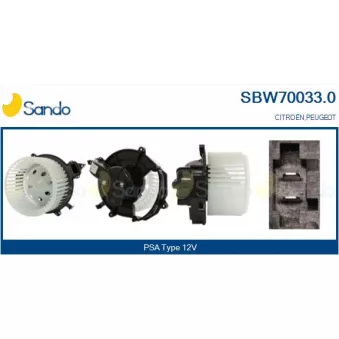 Pulseur d'air habitacle SANDO SBW70033.0