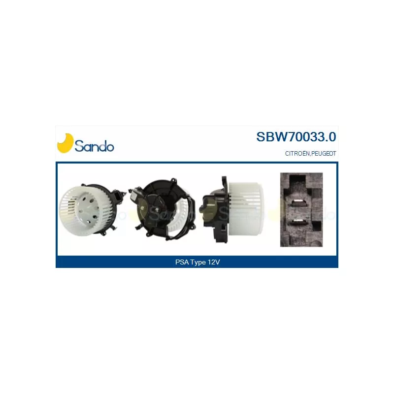 Pulseur d'air habitacle SANDO SBW70033.0
