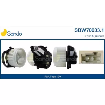 Pulseur d'air habitacle SANDO SBW70033.1